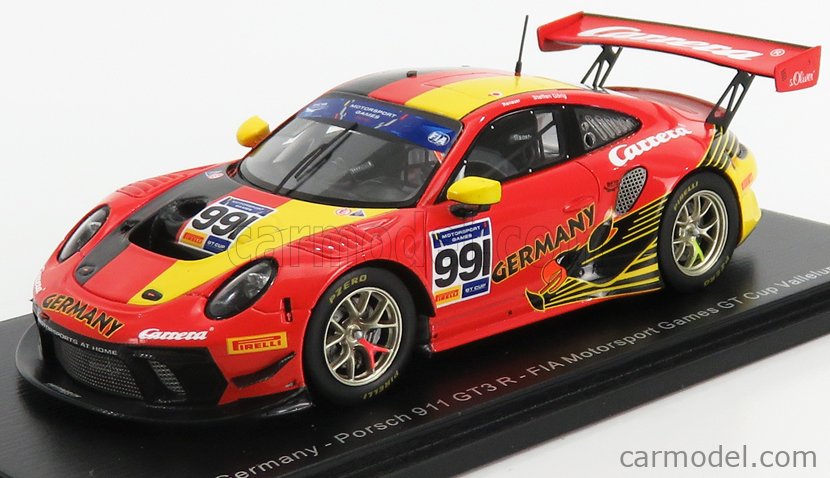 B18 1:43 SPARK S6319 PORSCHE 911 GT3 R FIA MOTORSPORT GT CUP VALLELUNGA MIB B18 1:43 SPARK S6319 PORSCHE 911 GT3 R FIA MOTORSPORT GT CUP VALLELUNGA MIB