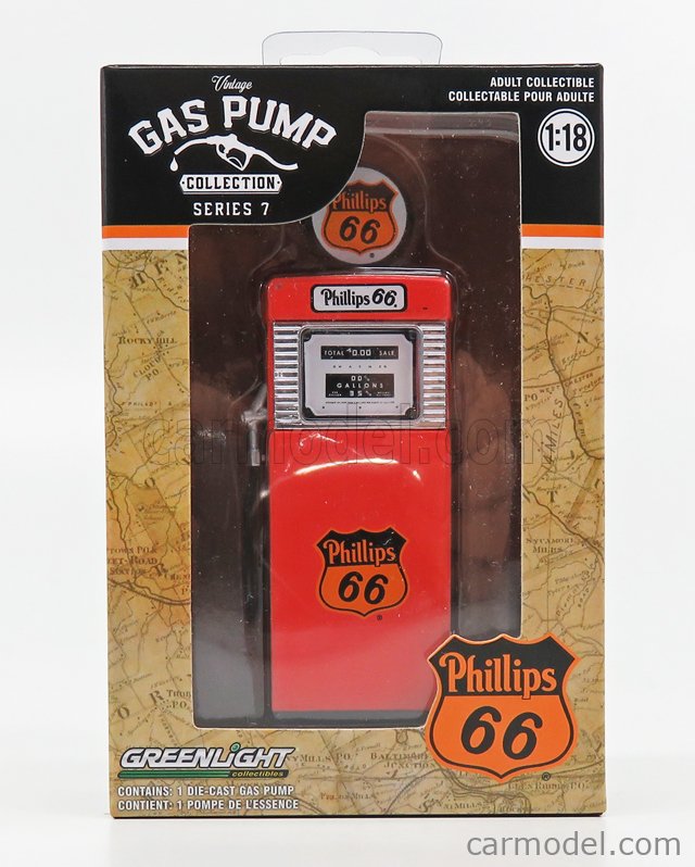 1:18 Greenlight Gas Pump Phillips 66 