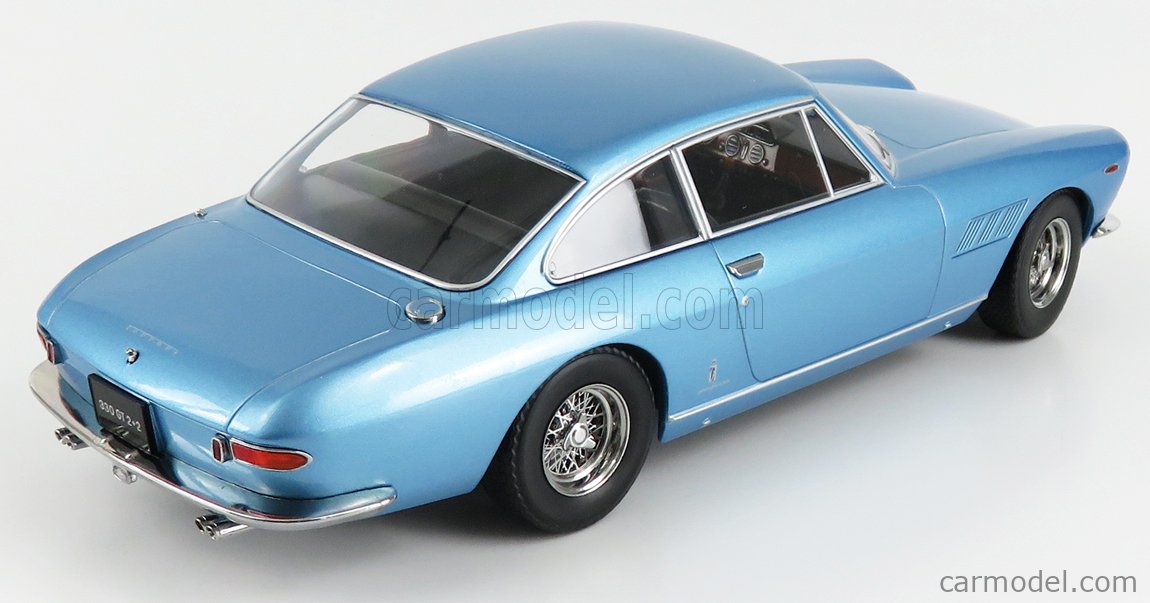 Details about   1/18 Scale KK Scale Ferrari 330 Gt 2+2 Year 1964 Light Blue Metallic Model Car 