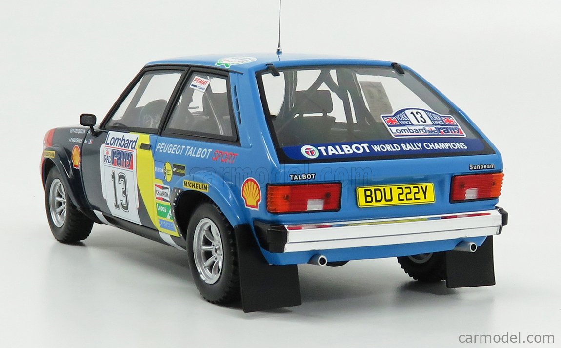 IXO-MODELS 18RMC035B Scale 1/18 | TALBOT SUNBEAM LOTUS (night version ...