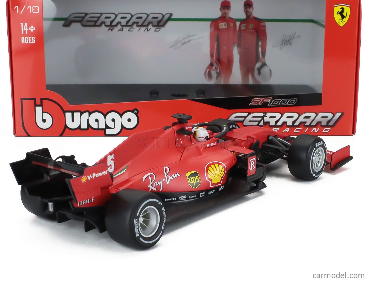 BURAGO 18-16808VW Scale 1/18 | FERRARI F1 SF1000 TEAM
