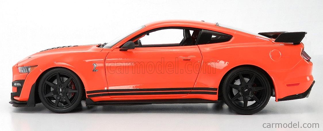 MAISTO 31388OR Escala 1/18  FORD USA MUSTANG SHELBY GT500 COUPE 2020 ORANGE