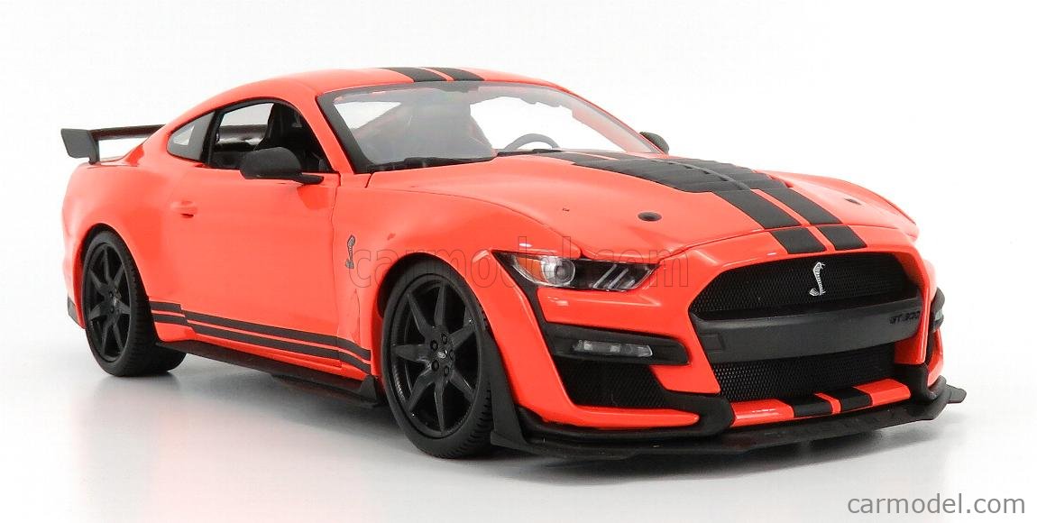 MAISTO 31388OR Масштаб 1/18  FORD USA MUSTANG SHELBY GT500 COUPE 2020 ORANGE
