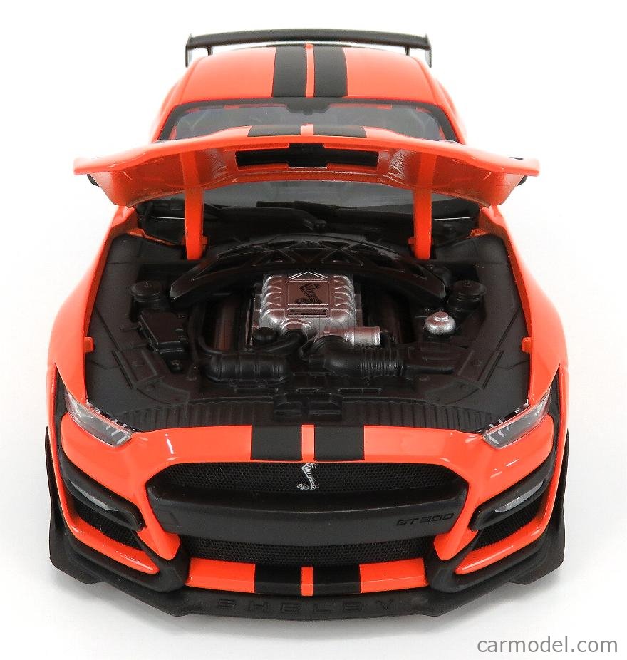 MAISTO 31388OR Masstab: 1/18  FORD USA MUSTANG SHELBY GT500 COUPE 2020 ORANGE