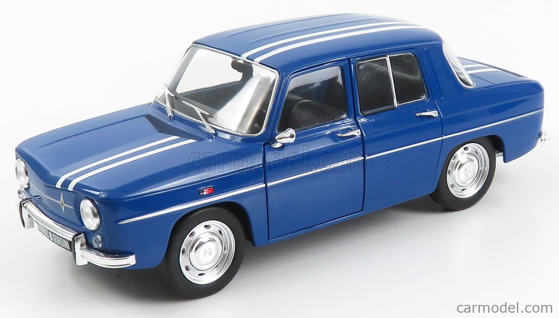 RENAULT 8 Major 1100 blau blue Gordini Limousine France 1964 NEU Solido 1:18