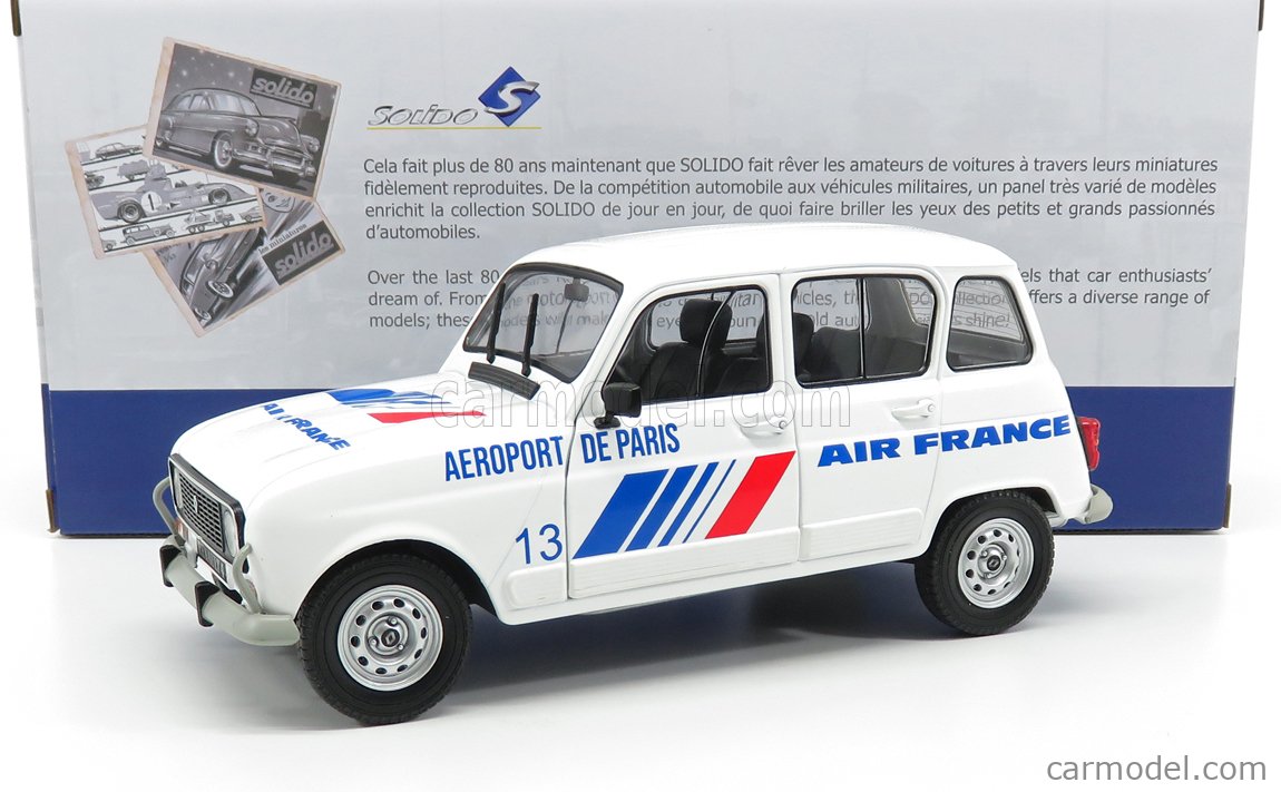 SOLIDO Voiture miniature Renault 4L GTL Air France 1978 - 1/18e