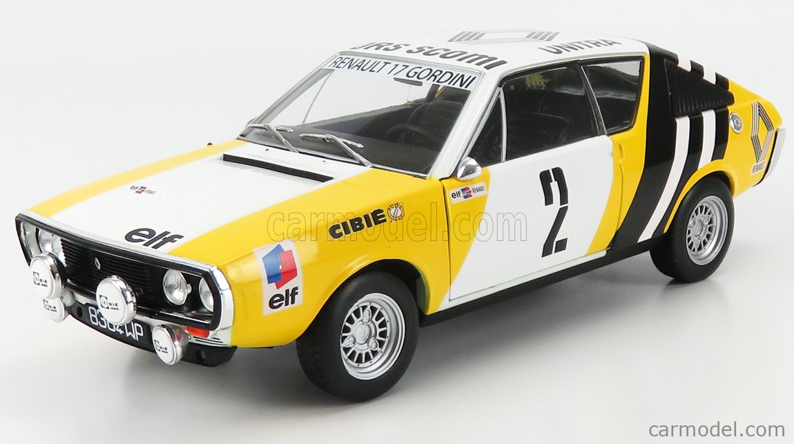 RENAULT - R17 N 2 RALLY HIVERS RUSSE 1976 B.KRUPA