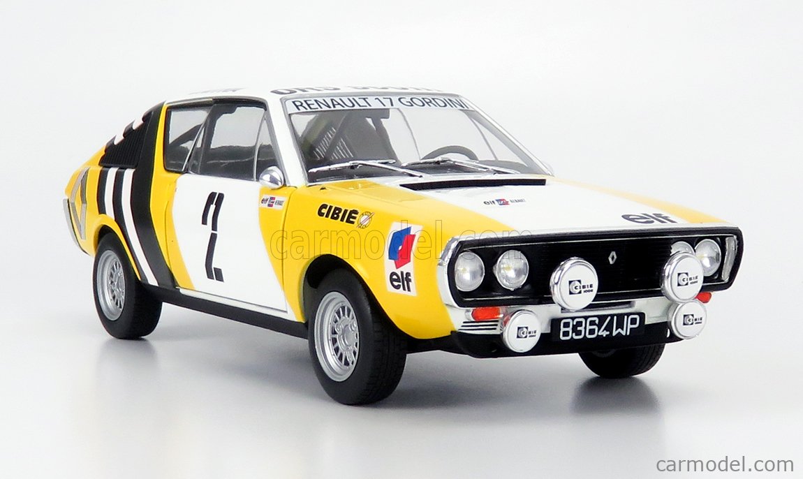 Renault 17 #2 Rally Russland 1976 1/18 S1803702 SOLIDO 