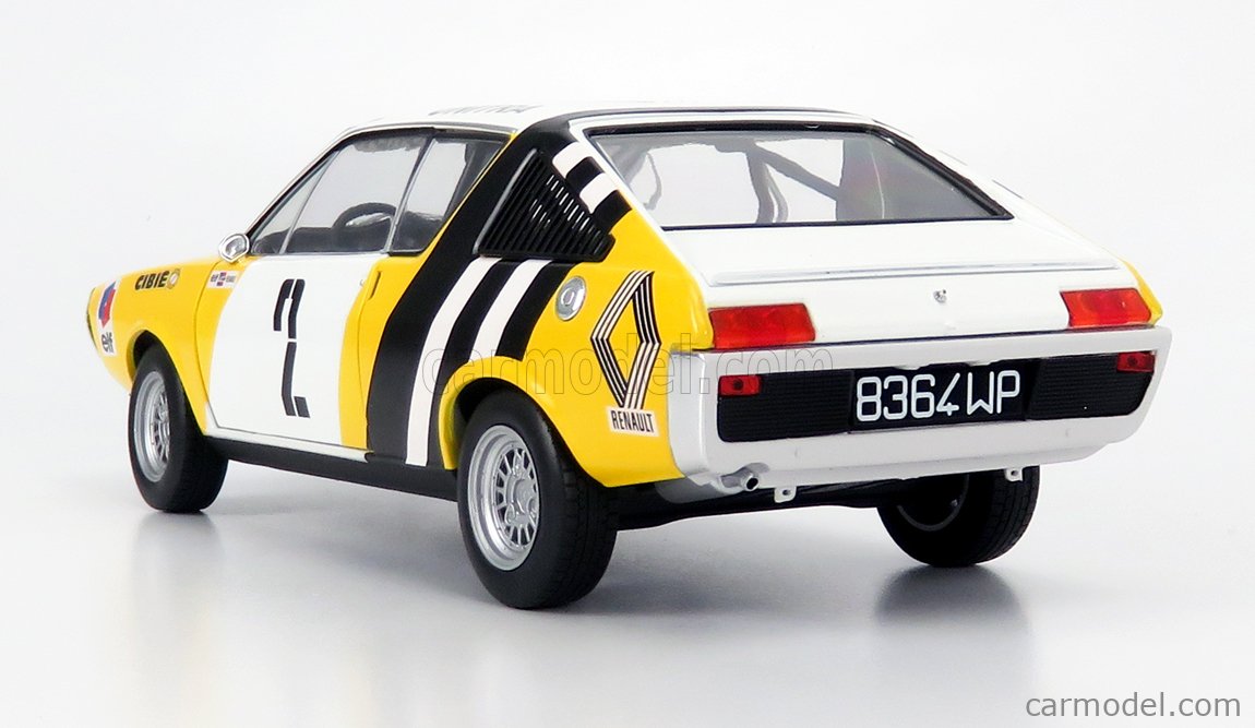SOLIDO 1803702 Scale 1/18 | RENAULT R17 N 2 RALLY HIVERS RUSSE 1976 B ...