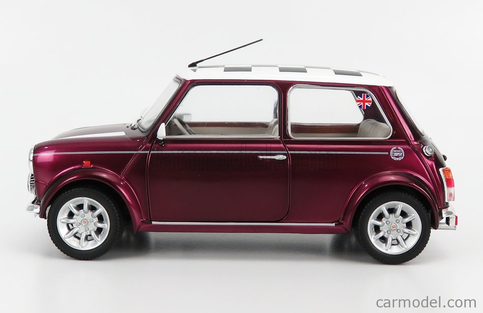 Véhicules miniatures rouges Mini Cooper 1:18