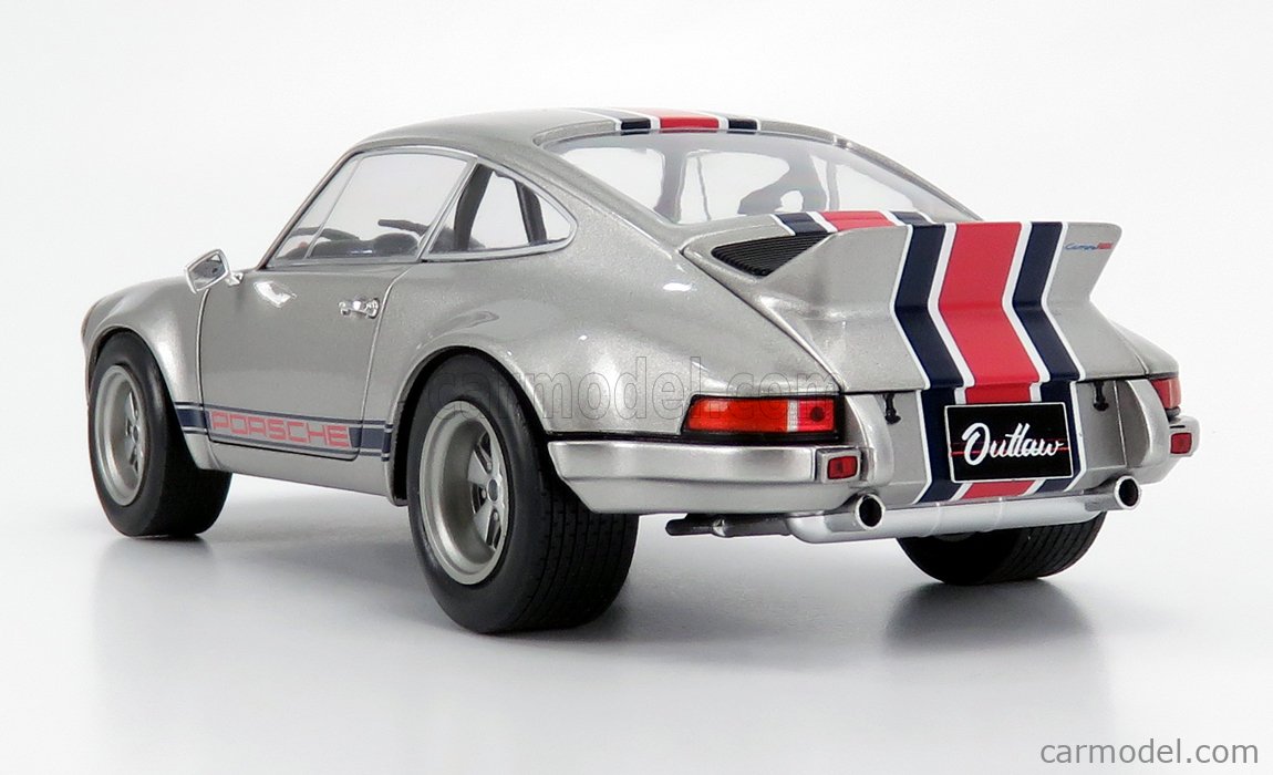 1973 Porsche 911 RSR OUTLAW with Detailed Interior Display Stand 1/18  by SOLIDO 