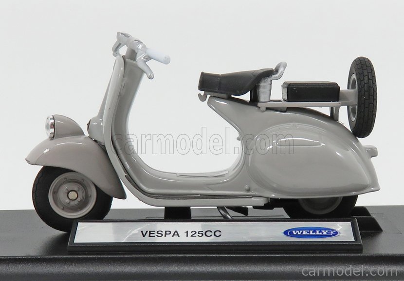 Scooter Piaggio VESPA 125cc 1953 gris 1/18