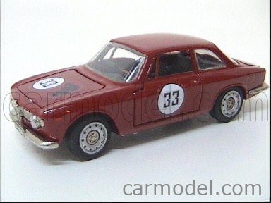 Miniature Togi 1/23 Alfa Romeo Giulia GT - Verte, Intérieur Beige, Occasion, Manque Un Feu
