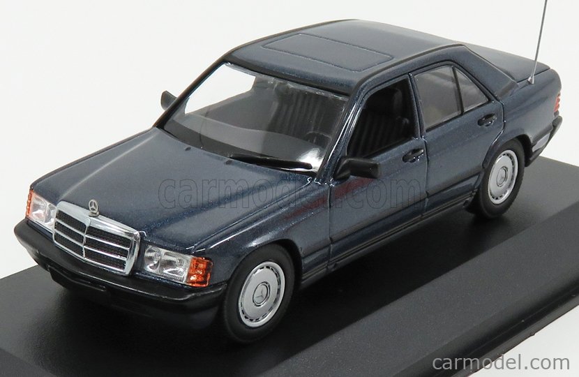 MINICHAMPS 940034101 Scale 1/43 | MERCEDES BENZ 190E (W201) 1984 BLUE MET