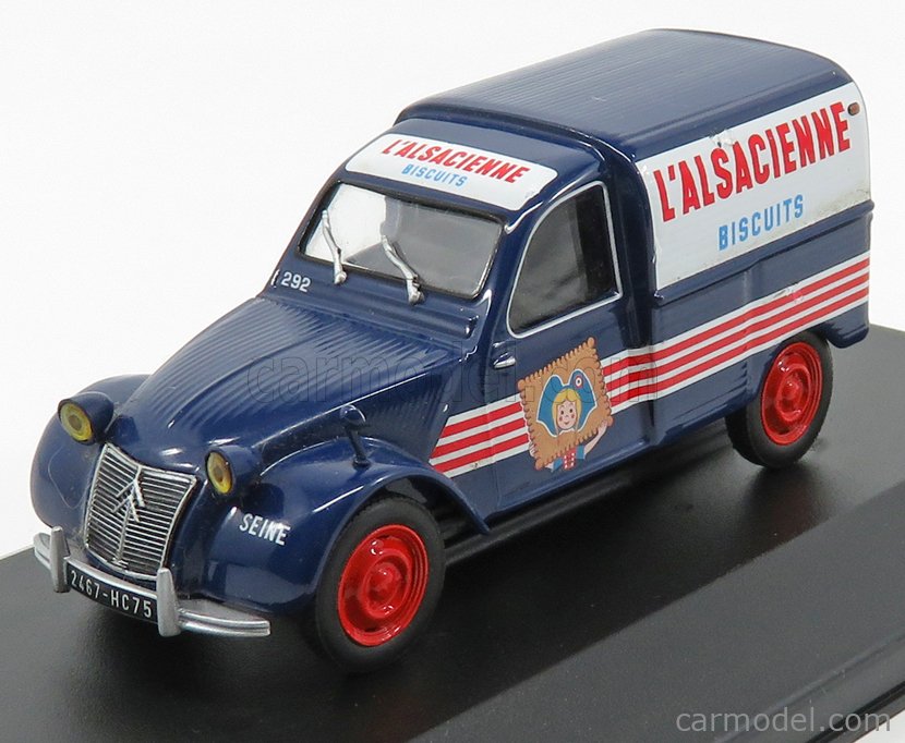 Citroën 2CV Fourgonnette « L’Alsacienne » - Modèle Réduit 1/43 - Parfait état, Sous Blister