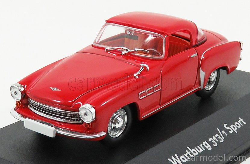 Scale model car 1:43 WARTBURG 313-1 Sport 1957 Red 