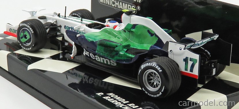 Minichamps 1/43 Honda Racing F1 Team 2008 Rubens Barrichello No.17