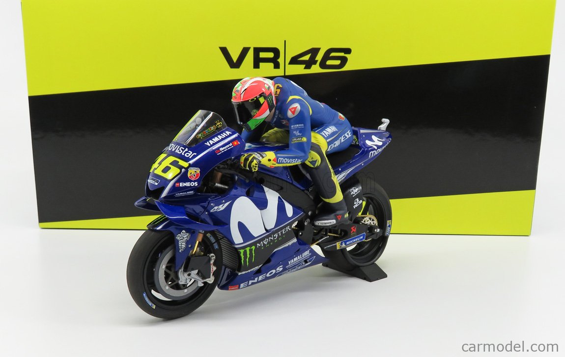 Minichamps 1:12 122183146 2018 MotoGP Yamaha yzr-m1 pole position mugello Rossi 