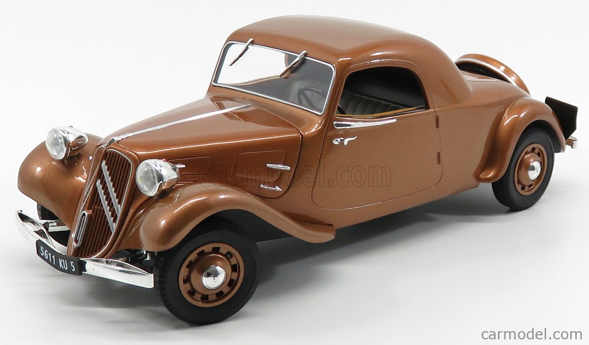 Norev 181441-Citroën traction avant 11b coupe 1938 brown 1/18 