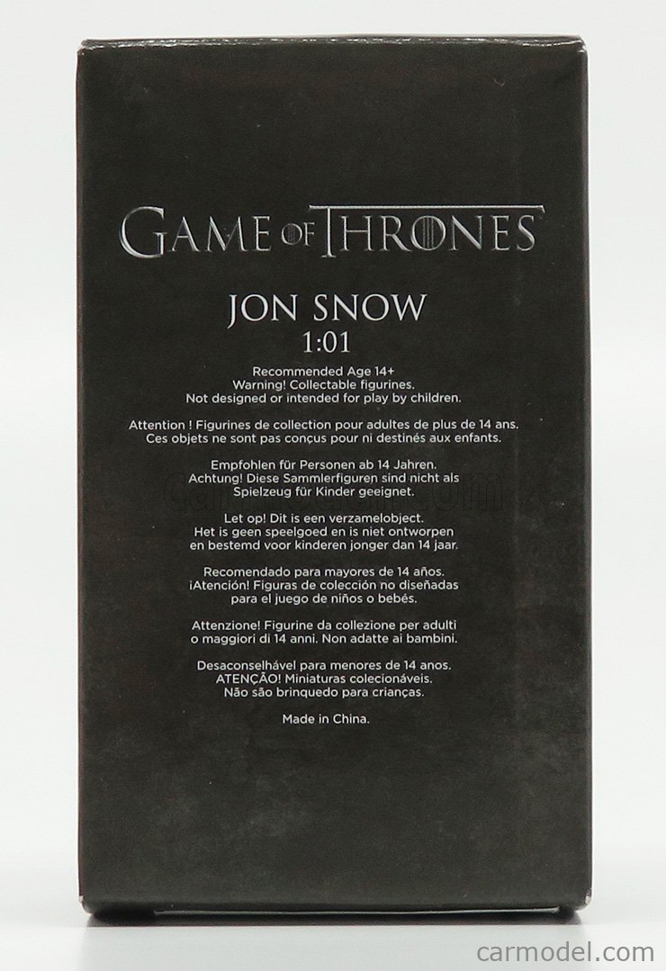 EDICOLA TUK013 Scale 1 21 FIGURES JON SNOW WINTERFELL TRONO DI 