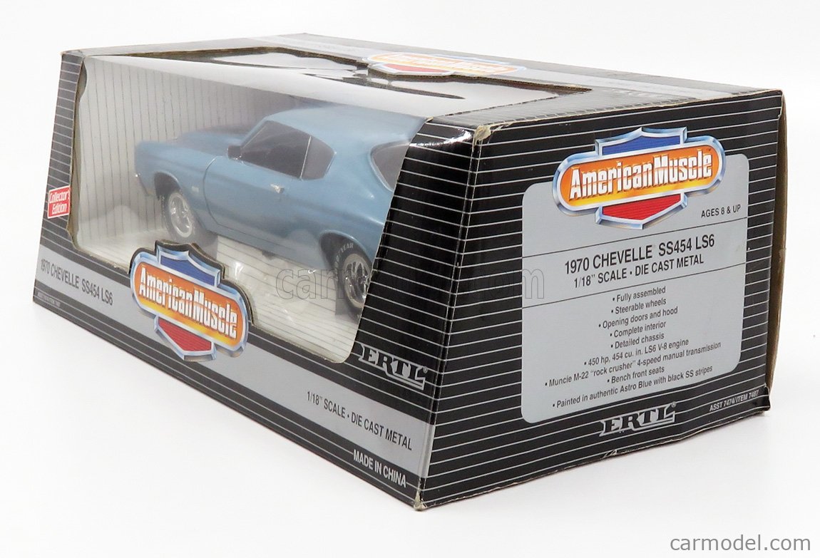 ERTL 07487 Escala 1/18 | CHEVROLET CHEVY CHEVELLE SS 454 LS6 COWL