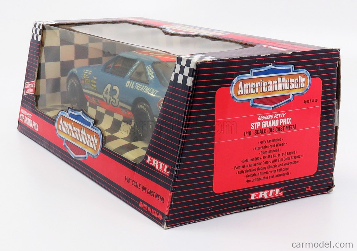 ERTL 07461 Scale 1/18 | PONTIAC FIREBIRD TRANS-AM NASCAR N 43 STP