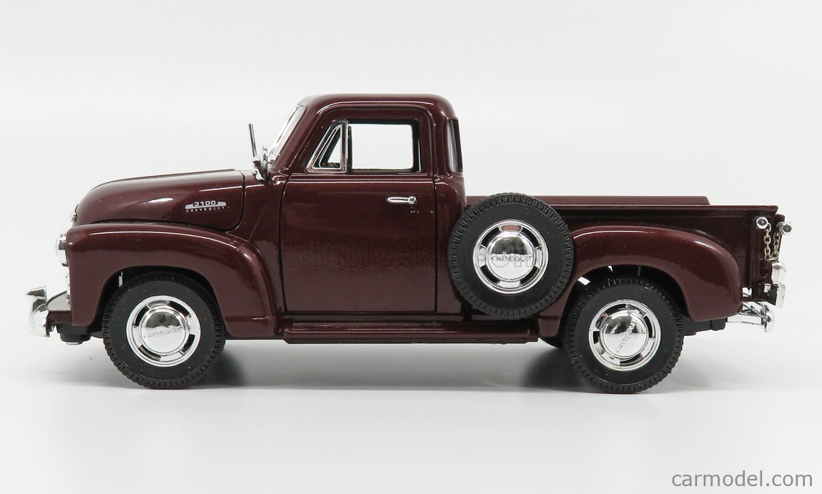 MIRA-SPAIN 6191 Scale 1/18 | CHEVROLET 3100 PICK-UP 1953 BORDEAUX MET