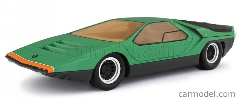 Maquette LAUDORACING-MODELS Alfa Romeo 33 Bertone Carabo 1967 échelle 1:18 - Résine Orange
