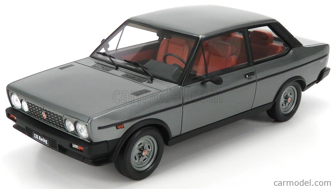 LAUDORACING LM127B Scale 1/18 | FIAT 131 2000TC RACING 1978 GREY BLACK