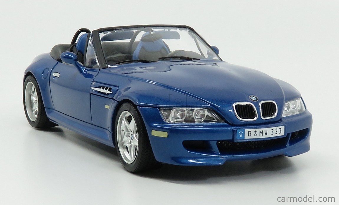 3349 BMW M Roadster Metallic Blue for sale online Burago 1/18 Scale Diecast 