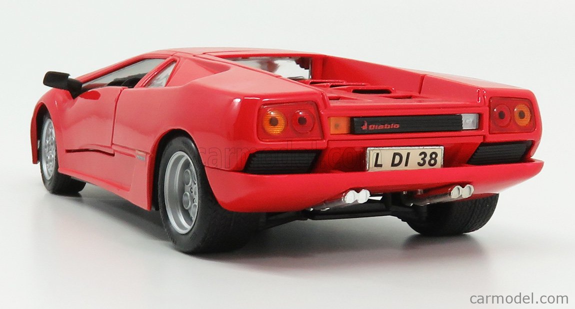 MAISTO 98886 Scale 1/18 | LAMBORGHINI DIABLO 1990 RED