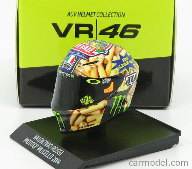 Casco Helmet Valentino Rossi Motogp Mugello 2014 MINICHAMPS 1:10 315140086 