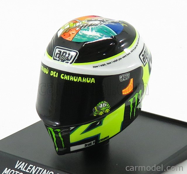 Casco Helmet Valentino Rossi Motogp Misano 2013 MINICHAMPS 1:10 315130056 