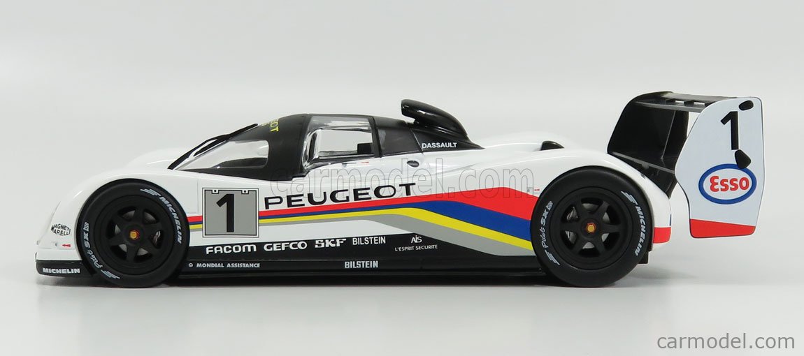 PEUGEOT - 905 EVO1bis TEAM PEUGEOT TALBOT SPORT N 1 WINNER 24h LE MANS 1992  D.WARWICK - Y.DALMAS - M.BLUNDELL