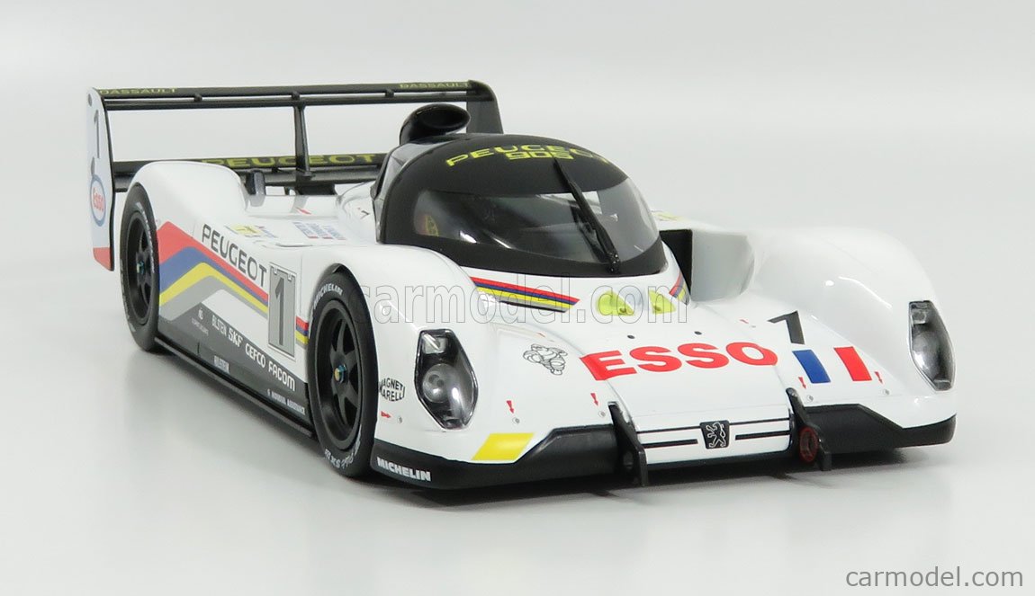 PEUGEOT - 905 EVO1bis TEAM PEUGEOT TALBOT SPORT N 1 WINNER 24h LE MANS 1992  D.WARWICK - Y.DALMAS - M.BLUNDELL