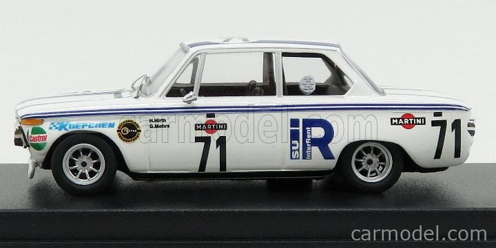 BMW 2002 ti Rallye Schweden 1971 Sweden #50 Nyström 2nd Scala43 Trofeu 1:43