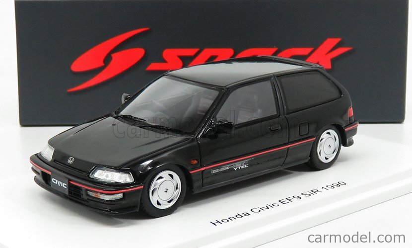 Spark Model S5452 Scale 1 43 Honda Civic Ef9 Sir 1990 Black