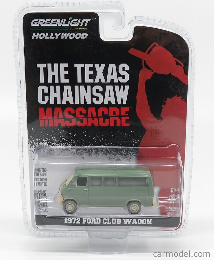 Greenlight Limited Edition The Texas Chainsaw Massacre 1972 Ford Club Wagon