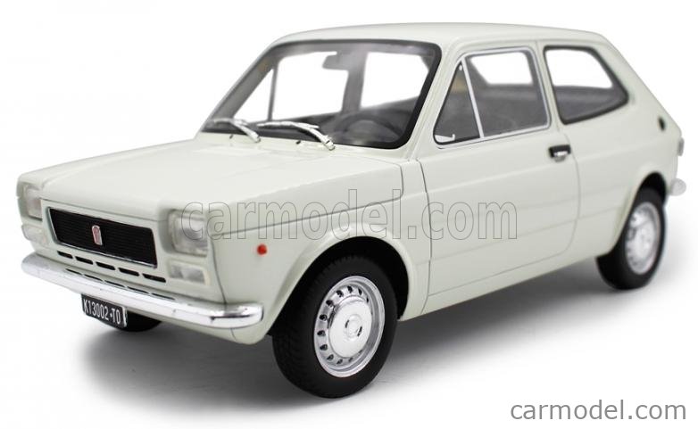 LAUDORACING LM129A Scale 1/18 | FIAT 127 PRIMA SERIE 1971 BIANCO WHITE