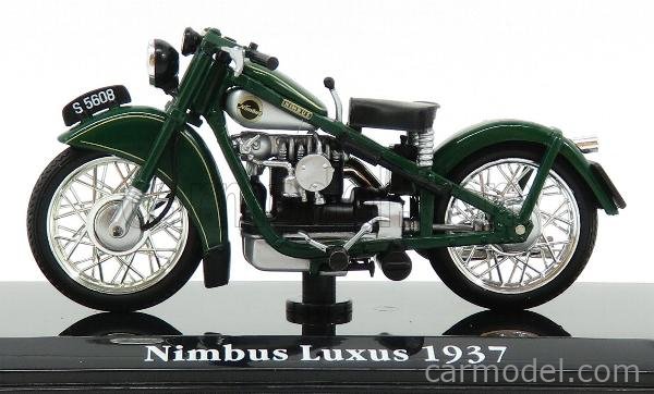 Nimbus Luxus ca. 9 cm Atlas 1:24 1937 grün