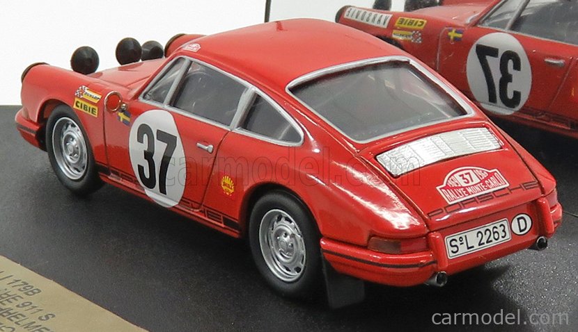 Porsche 911 S N°37 Waldegaard/Helmer Rallye Monte Carlo 1/43 édition Limitée