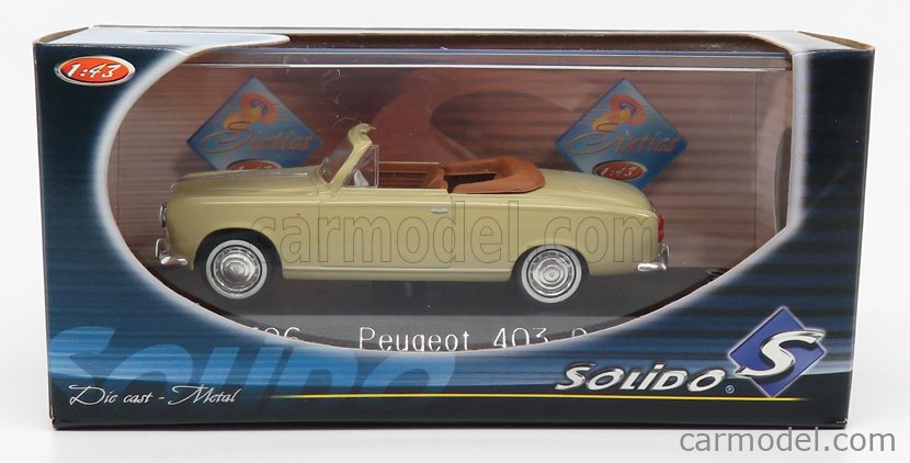 PEUGEOT 403 CABRIOLET – 1/18e SOLIDO - Collection
