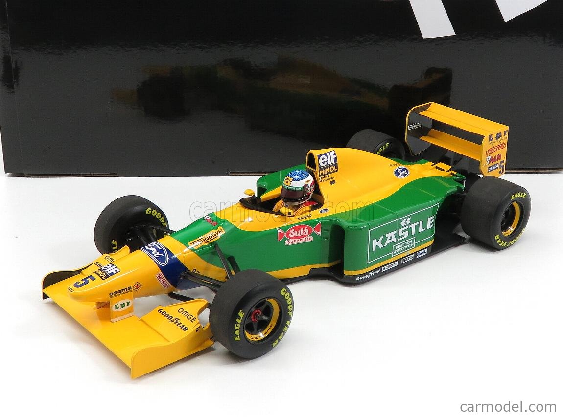 Benetton ford b193 michael schumacher fórmula 1 Portugal 1993 1:18 Minichamps nuevo