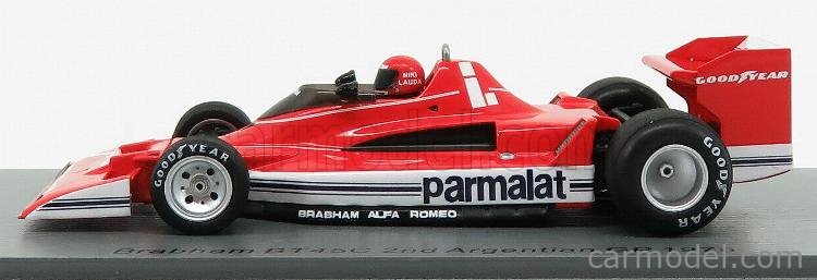 SPARK-MODEL S7111 Scale 1/43 | ALFA ROMEO F1 BRABHAM BT45C N 1 2nd