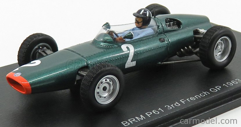BRM - F1 P61 N 2 3rd FRANCE GP 1963 G.HILL