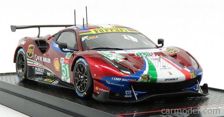 BBR Ferrari 488 Gte 1:43 – Vainqueur Le Mans 2021 #51 – Neuve Sous Boîte