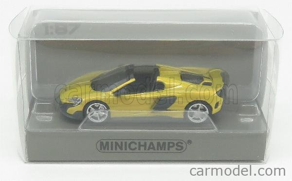 #870154434 Minichamps McLaren 675lt Spider-Solis Jaune 1:87
