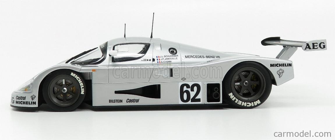 Spark 1:18 Mercedes Sauber C9 #61 Le Mans 1989 (Baldi/Acheson) - Miniature Neuve 18S840