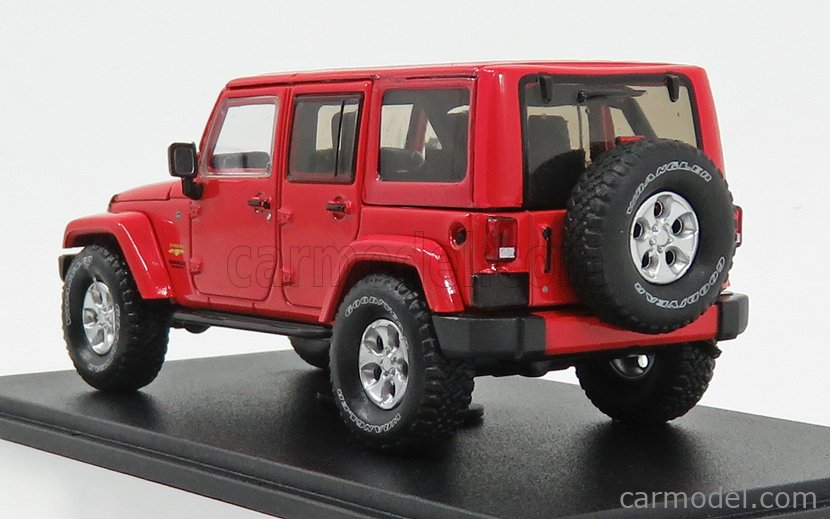 GREENLIGHT 86177 Scale 1/43 | JEEP WRANGLER UNLIMITED SAHARA 2017 RED