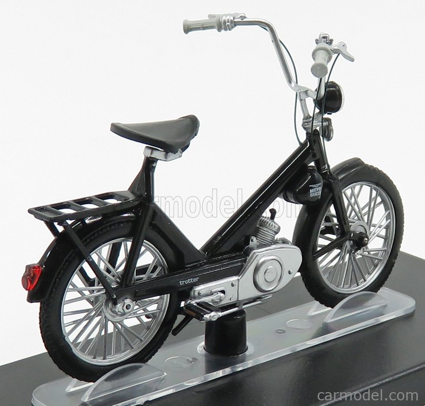 Moto Guzzi Trotter 40 Super Black EDICOLA 1:18 AHMSM023 Miniature 